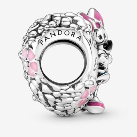 NWOT Pandora x Disney Best Mum Ever Minnie Mouse Heart Charm 791084C01 - Picture 2 of 15